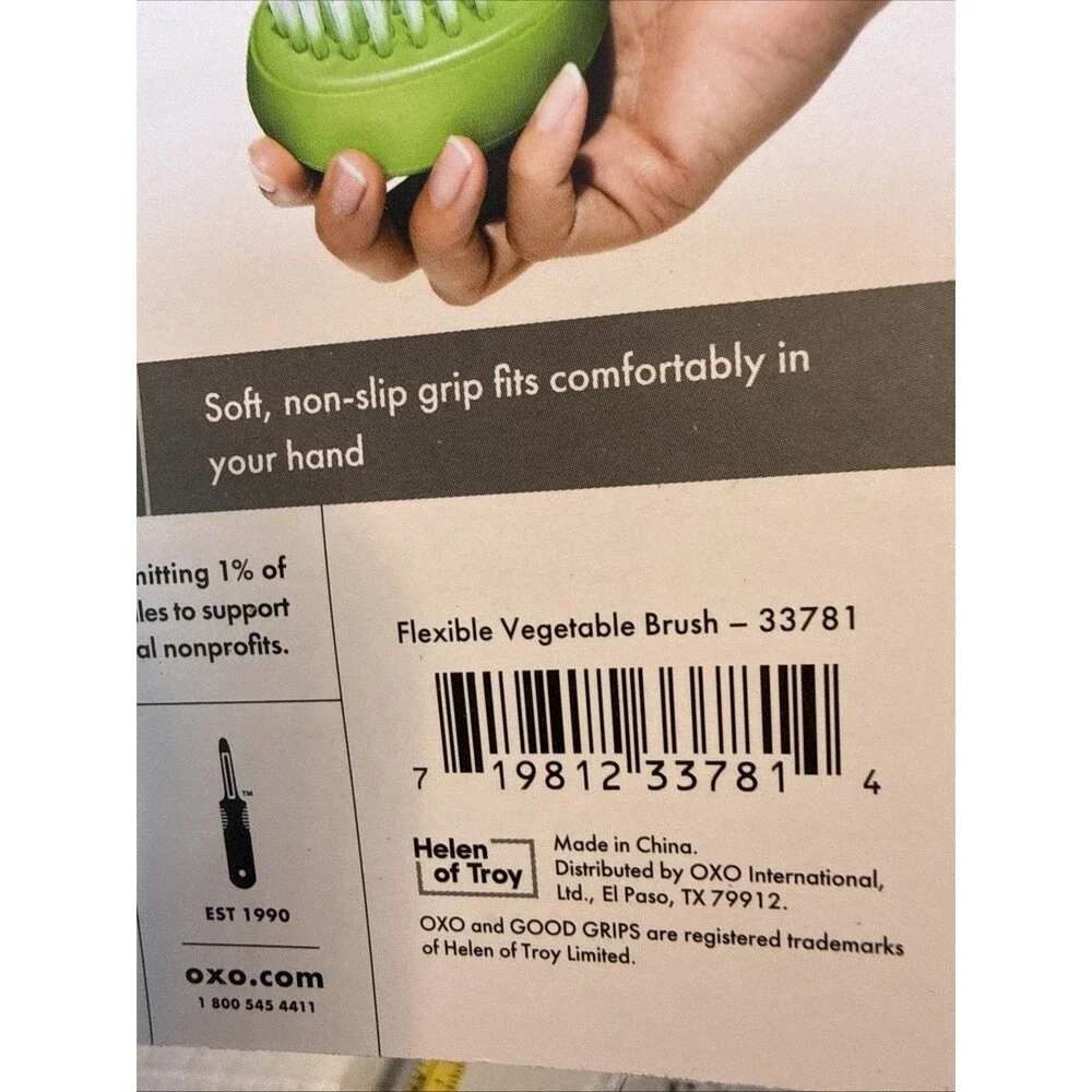 NEW Genuine OXO SoftWorks Good Grips Vegetable Brush Dishwasher Safe